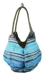 Art.nr: 97732B - B-FAIR Pouche Taske Grøn/Blå (1 stk)