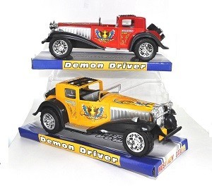 Klassisk Oldtimer Leget&oslash;jsbil p&aring; Blister 29 cm (2 stk.)