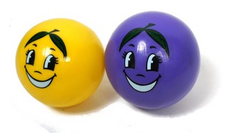 2 sjove bolde i net (12 stk.)