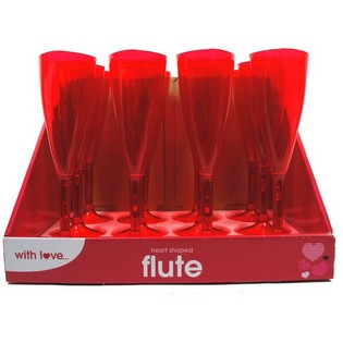 Hjerteformede Champagneglas (12 stk.)